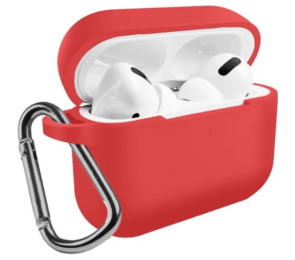 Чохол AirPods Pro 3 Case (з карабіном) Red