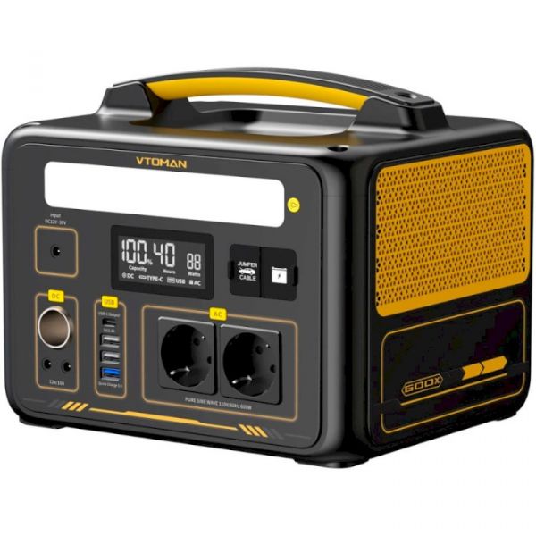 Зарядна станція Vtoman Jump 600X PB-20 (299 Вт/г) 600W LiFePo4