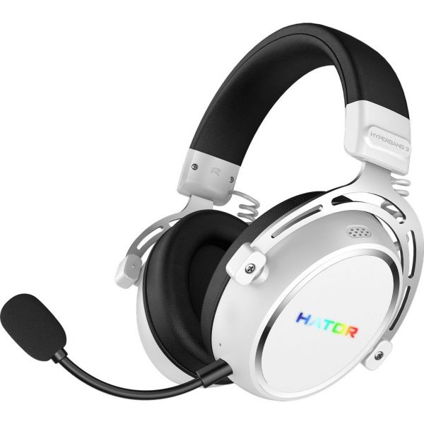 Ігрова гарнітура HATOR HYPERGANG 3 Hi-Res (ESH56) wireless white