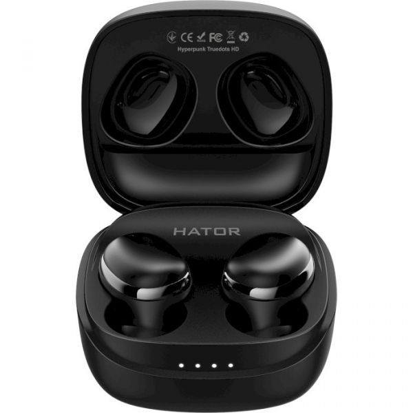 Навушники TWS HATOR Hyреrpunk Truedots HD (HTA411) black