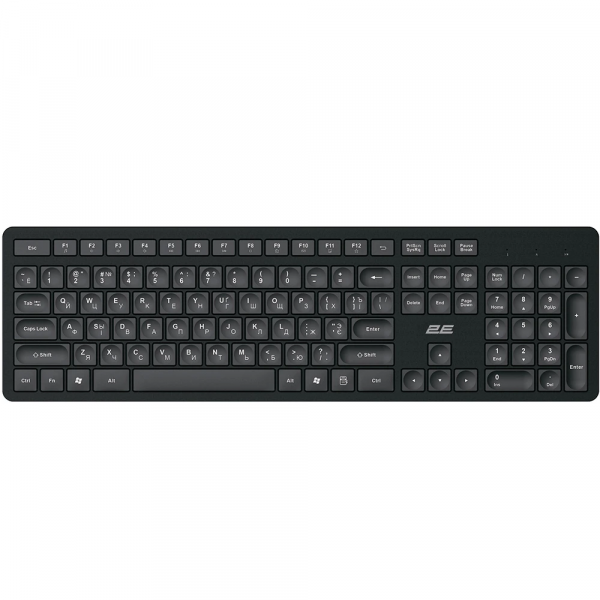 Клавіатура  2E KS260  WL/BT чорний  (2E-KS260WB_CI)