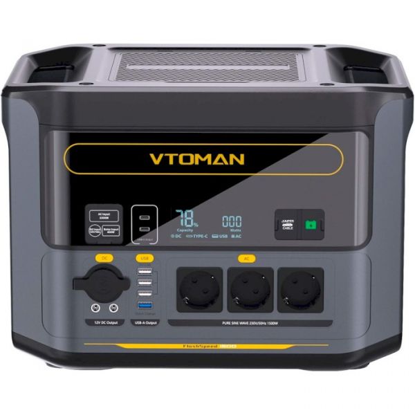 Зарядна станція Vtoman FlashSpeed 1500 PB-58 1548Wh 1500W