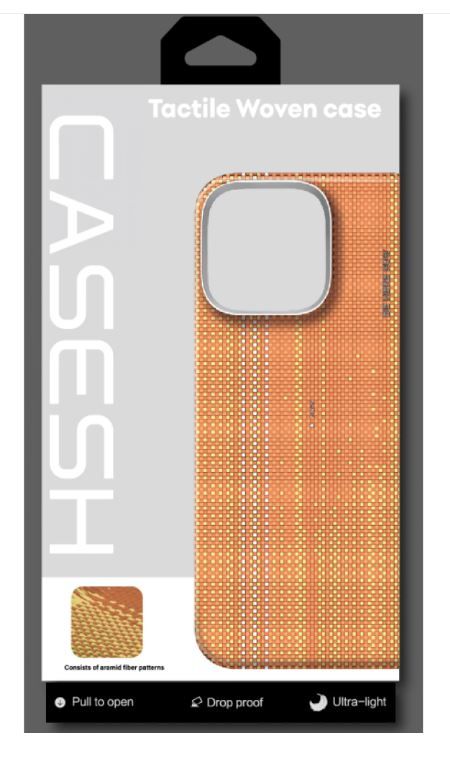 Чохол CaseSH Tactile Woven Magnetic Metal Frame for Apple iPhone 17 Pro Max S33