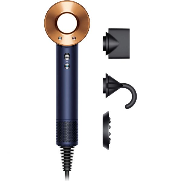Фен Dyson Supersonic HD07 Straight+Wavy Prussian Blue/Rich Copper (113277-01) EU