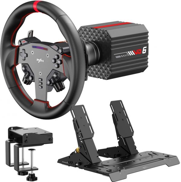 Кермо з педалями PXN VD6 Bundle for PC (PXN-VD6 Bundle EU)