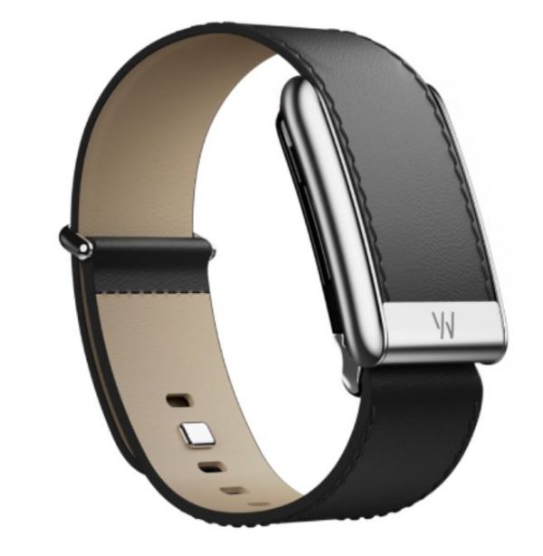 WHOOP 5.0 MG Life LeatherLuxe St. Band | Black/Cream with Tit. - Size L  (+12 міс. підп.)