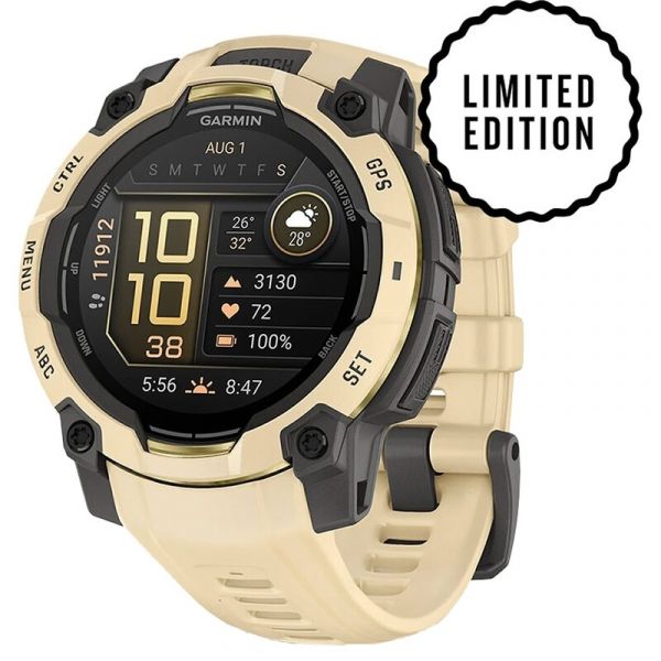 Смарт-годинник Garmin Instinct 3 45mm AMOLED Citrine with Citrine Band (010-02936-02)