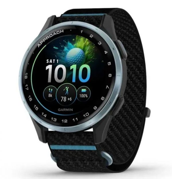 Смарт-годинник Garmin Approach J1 Cloud Blue with Black/Azure Band (010-03898-00)