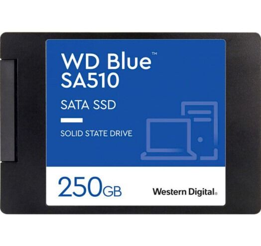 SSD накопичувач 250GB WD Blue 2.5" SATAIII 3D TLC (WDS250G3B0A)