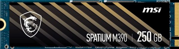 SSD накопичувач 250GB MSI Spatium M390 M.2 2280 PCIe 3.0 x4 NVMe 3D NAND TLC (S78-4409PL0-P83)