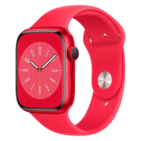 Apple Watch Series 8 GPS 41mm (PRODUCT)RED Aluminum Case w. (PRODUCT)RED S. Band (MNP73)