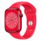 Apple Watch Series 8 GPS 45mm (PRODUCT) RED Aluminum Case w. (PRODUCT) RED S. Band (MNP43)