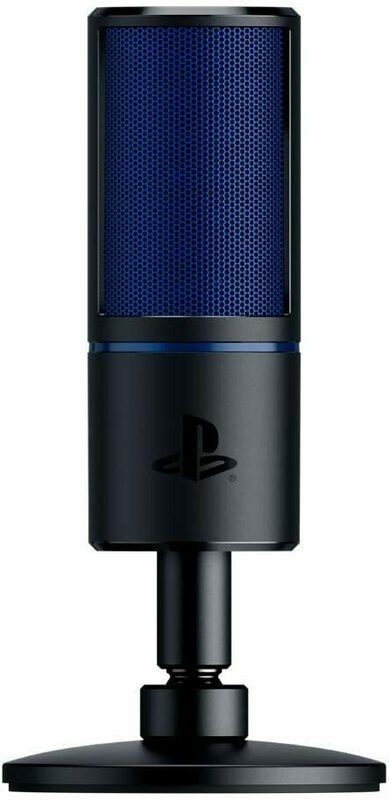 Мікрофон для ПК Razer Seiren X PS4 Black/Blue (RZ19-02290200-R3G1)