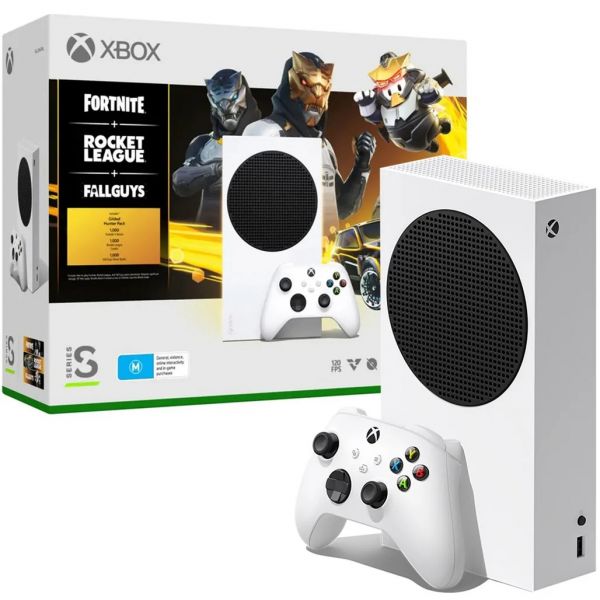 Ігрова консоль Microsoft Xbox Series S 512 GB + Fortnite + Rocket League + FallGuys