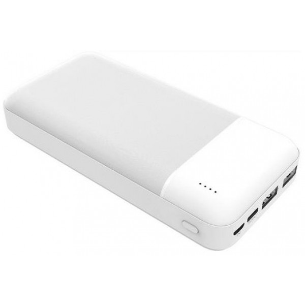 Зовнішній акумулятор Platinet 20000mAh White (PMPB20SE)