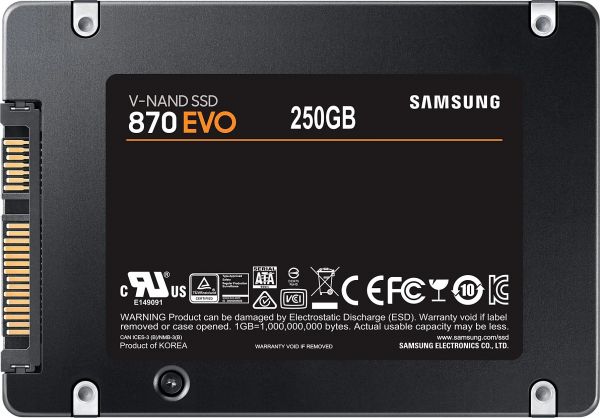 SSD накопичувач Samsung 870 EVO 250 GB (MZ-77E250B)