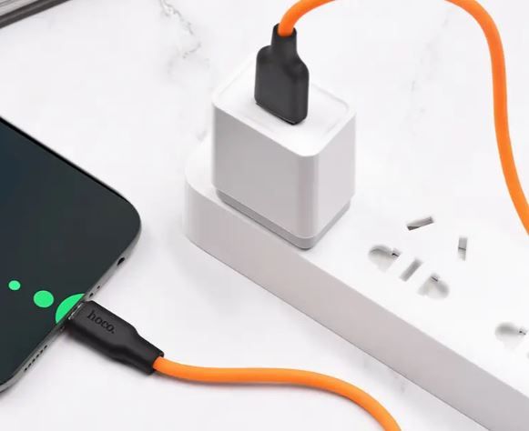 Кабель Hoco X21 Plus Silicone charging cable for Type-C 2m Black & White