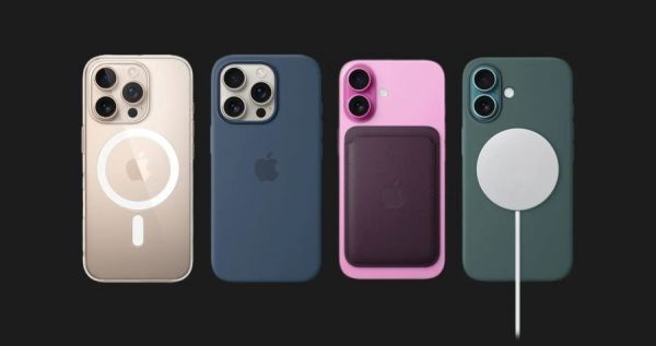 Чехол Silicone Case with Button, Animation & MagSafe iPhone 16 Pro (1:1 original), Fuchsia