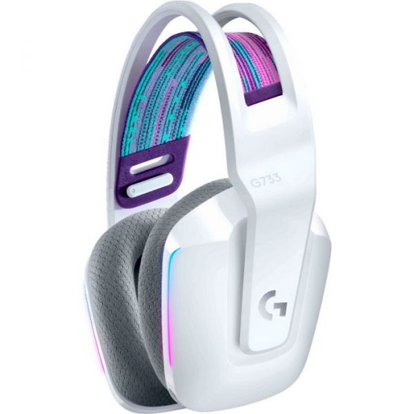 Компьютерная гарнитура Logitech G733 Lightspeed Wireless RGB White (981-000883)