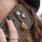 54854  Чохол Pretty Things Case iPhone 13 (brown/donut)