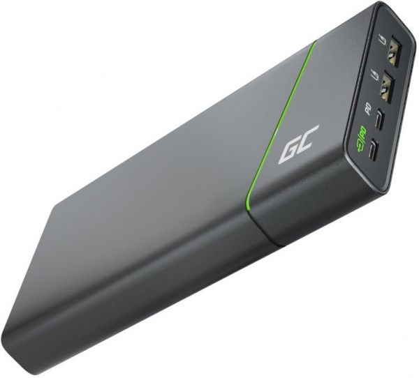 Універсальна мобільна батарея Green Cell GC PowerPlay Ultra 26800 мАч 128 W Black (PBGC04)