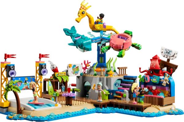 Блоковий конструктор LEGO Friends Пляжний парк розваг (41737)