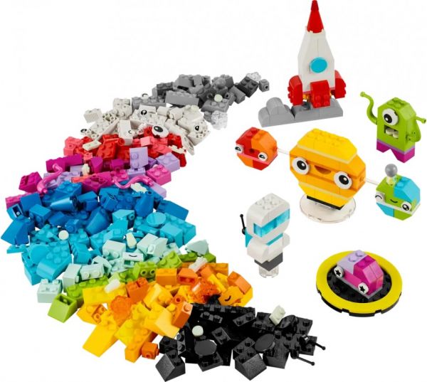Блоковий конструктор LEGO Classic Творчі космічні об’єкти (11037)