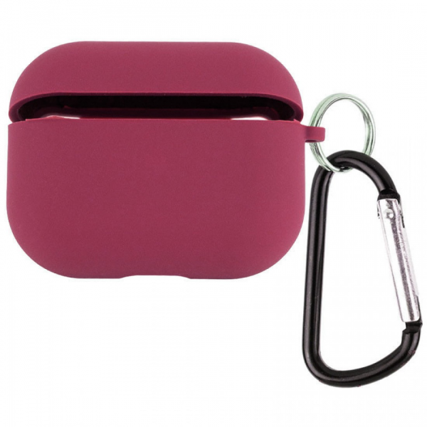 Чохол AirPods 4 Case (з мікрофіброю та карабіном), Mulberry