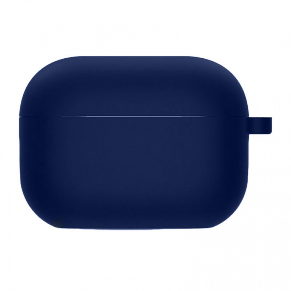 Чохол AirPods 4 Case (з мікрофіброю та карабіном), Midnight Blue
