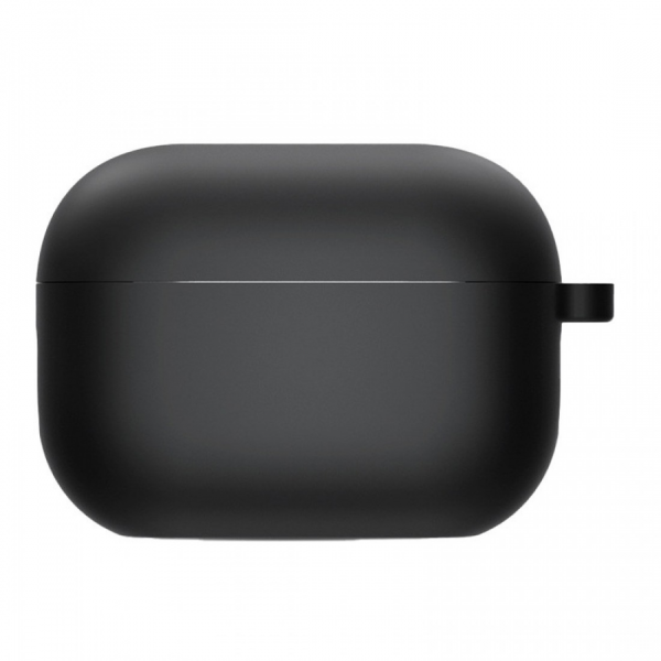 Чохол AirPods 4 Case (з мікрофіброю та карабіном), Black