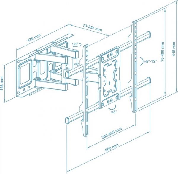Кронштейн Walfix R-513B