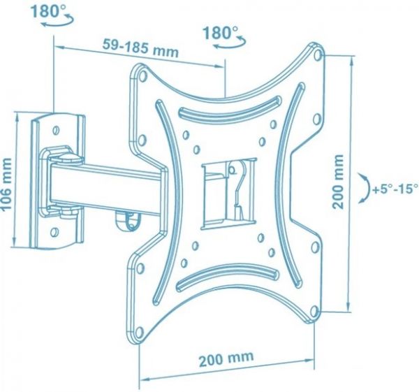Кронштейн Walfix R-333B