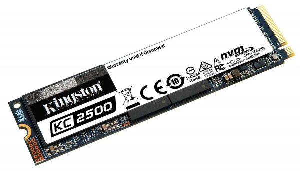 SSD накопичувач 1TB M.2 NVMe Kingston KC2500 M.2 2280 PCIe 3.0 x4 3D TLC (SKC2500M8/1000G)