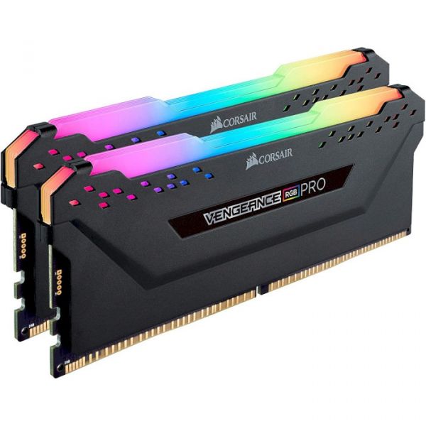 Модуль пам`ятi DDR4 2x16GB/3600 Corsair Vengeance RGB Pro SL Black (CMH32GX4M2D3600C18)