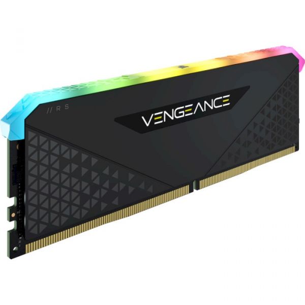 Модуль пам`ятi DDR4 16GB/3200 Corsair Vengeance RGB RS Black (CMG16GX4M1E3200C16)