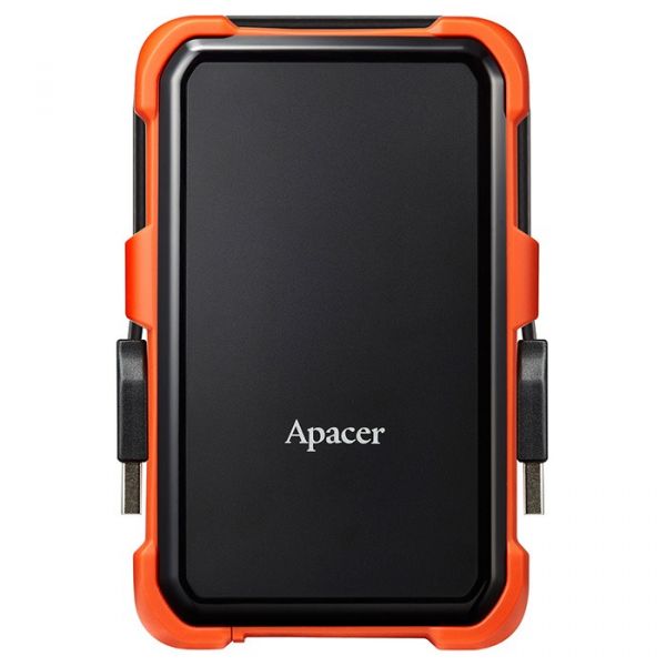 Зовнішній жорсткий диск 2.5" USB 2.0TB Apacer AC630 Black/Orange (AP2TBAC630T-1)