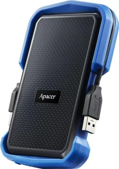 Зовнішній жорсткий диск 2.5" USB 1.0TB Apacer AC631 Black/Blue (AP1TBAC631U-1)