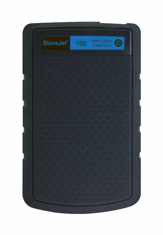 Зовнішній жорсткий диск 2.5" USB 1.0TB Transcend StoreJet 25H3B (TS1TSJ25H3B)