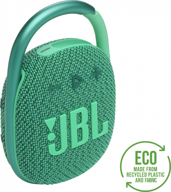 Портативна акустика JBL Clip 4 Eco Green (JBLCLIP4ECOGRN)