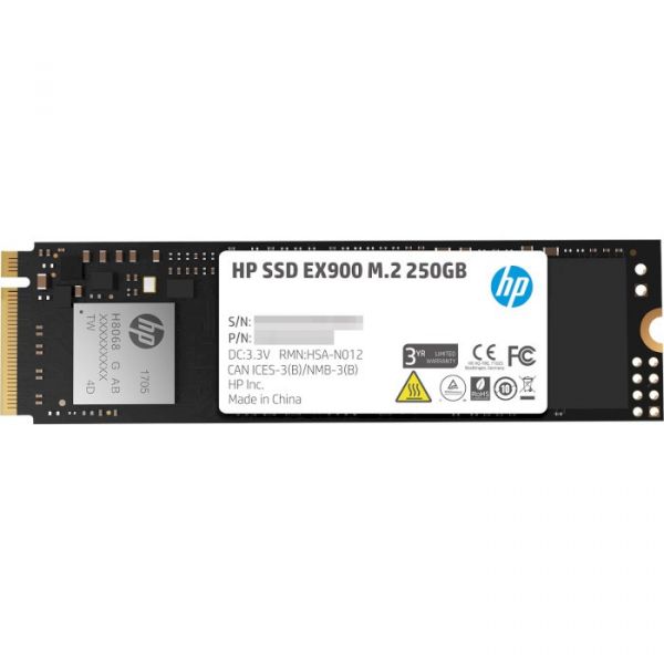 SSD накопичувач HP EX900 250 GB (2YY43AA)