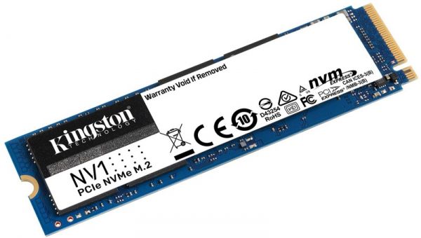 Накопитель SSD 500GB M.2 NVMe Kingston NV1 M.2 2280 PCIe 3.0 x4 3D TLC (SNVS/500G)