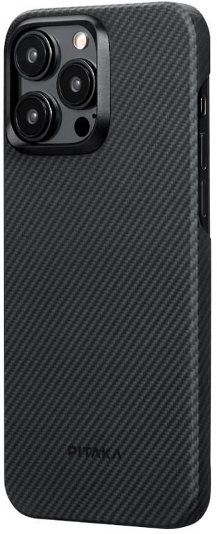 Чохол Pitaka MagEZ Case 4 Twill 600D Black/Grey for iPhone 15 Pro (KI1501PA)