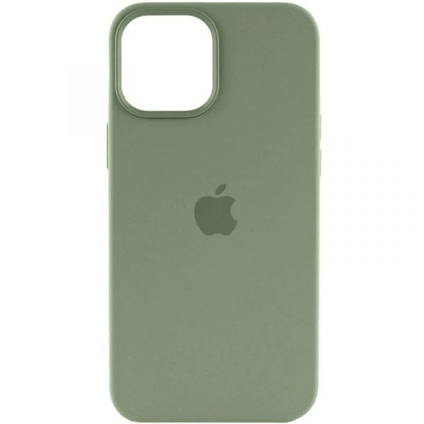 Чохол Apple Silicone Case with Animation & MagSafe iPhone 15 Pro (1:1 original), Cypress