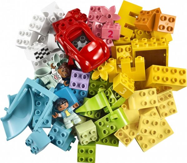 Блоковий конструктор LEGO DUPLO Коробка з кубиками Deluxe, 85 деталей (10914)