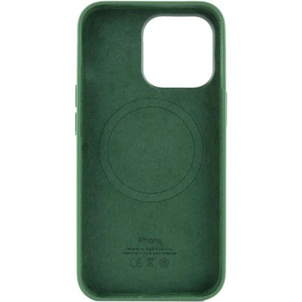 Чохол Silicon Case with Animation & MagSafe iPhone 13 Pro Max (1:1 original) Clover