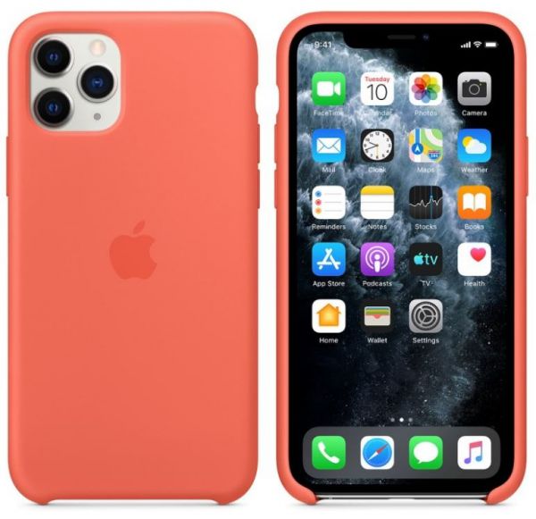 Чохол  Apple Silicone Case Clementine (Orange) (1:1) для iPhone 11