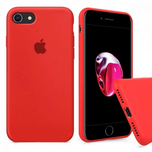 Чохол Apple Silicone Case Red for IPhone 7/8
