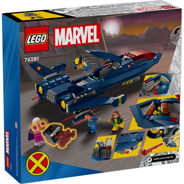 Блоковий конструктор LEGO Marvel X-Jet Людей Ікс (76281)
