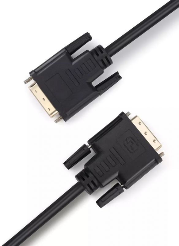 Кабель DVI - DVI  Prologix (M/M), Single link,18+1, 3 м, Black (PR-DVI-DVI-P-05-28-3m)