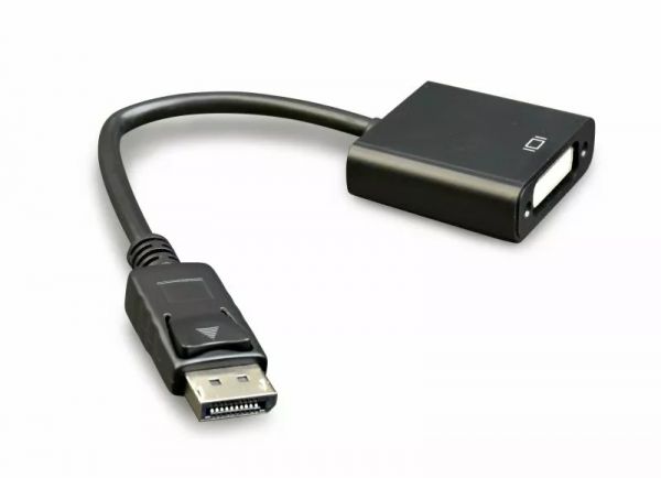 Адаптер Cablexpert DisplayPort - DVI (M/M), 0.1 м, Black (A-DPM-DVIF-002